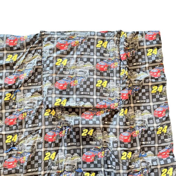 Vintage Nascar Jeff Gordon #24 Hendrick Motorsports Cotton Blanket & Pillow - Picture 3 of 4
